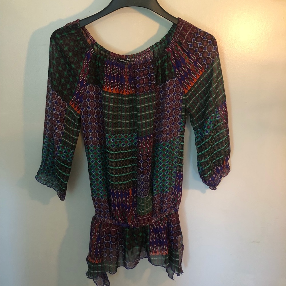 3/4 sleeve blouse